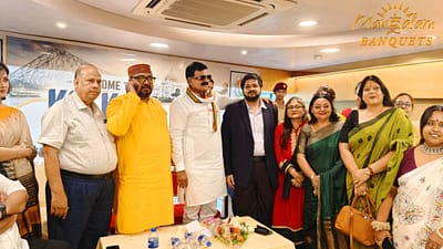 Welcome Event Group Photo Mangalam Banquets
