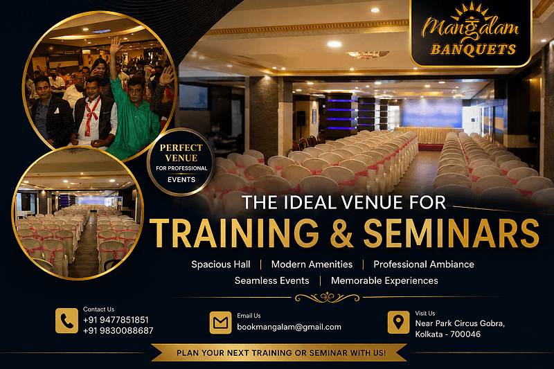 Mangalam Banquets Training and Seminar Hall in Kolkata with Modern Conference Setup
