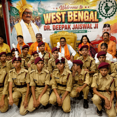 Welcome event with cadets and leaders